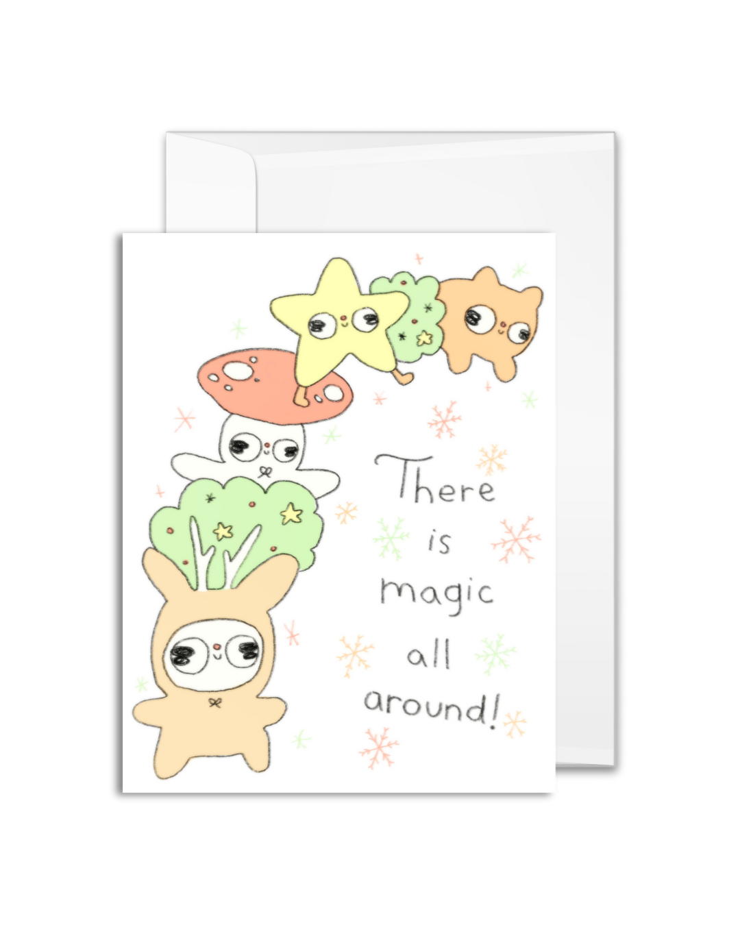 Magic All Around Greeting Card