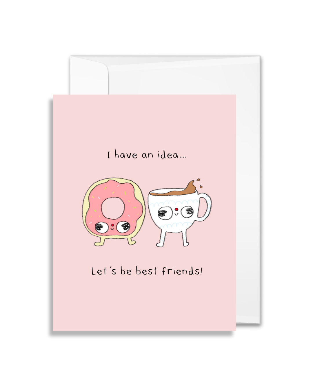 Let's be Best Friends Greeting Card