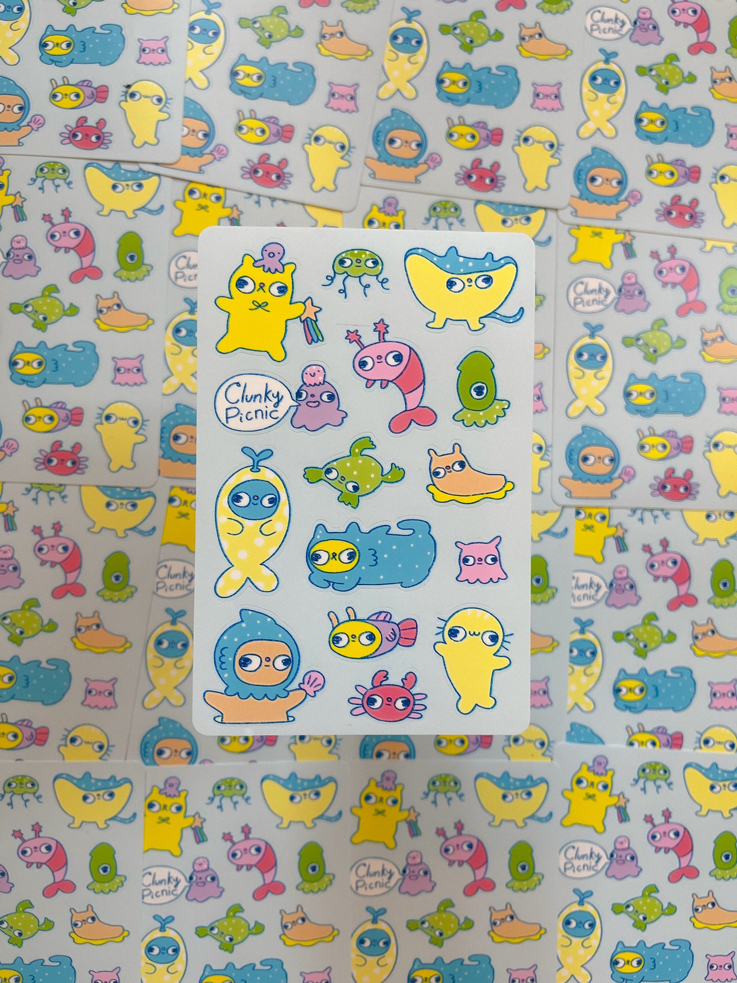 Clunky Ocean Sticker Sheet