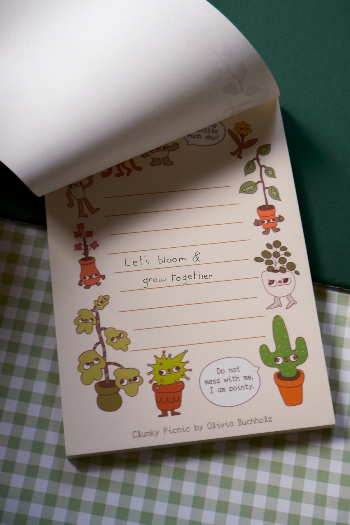 Houseplants Memo Pad