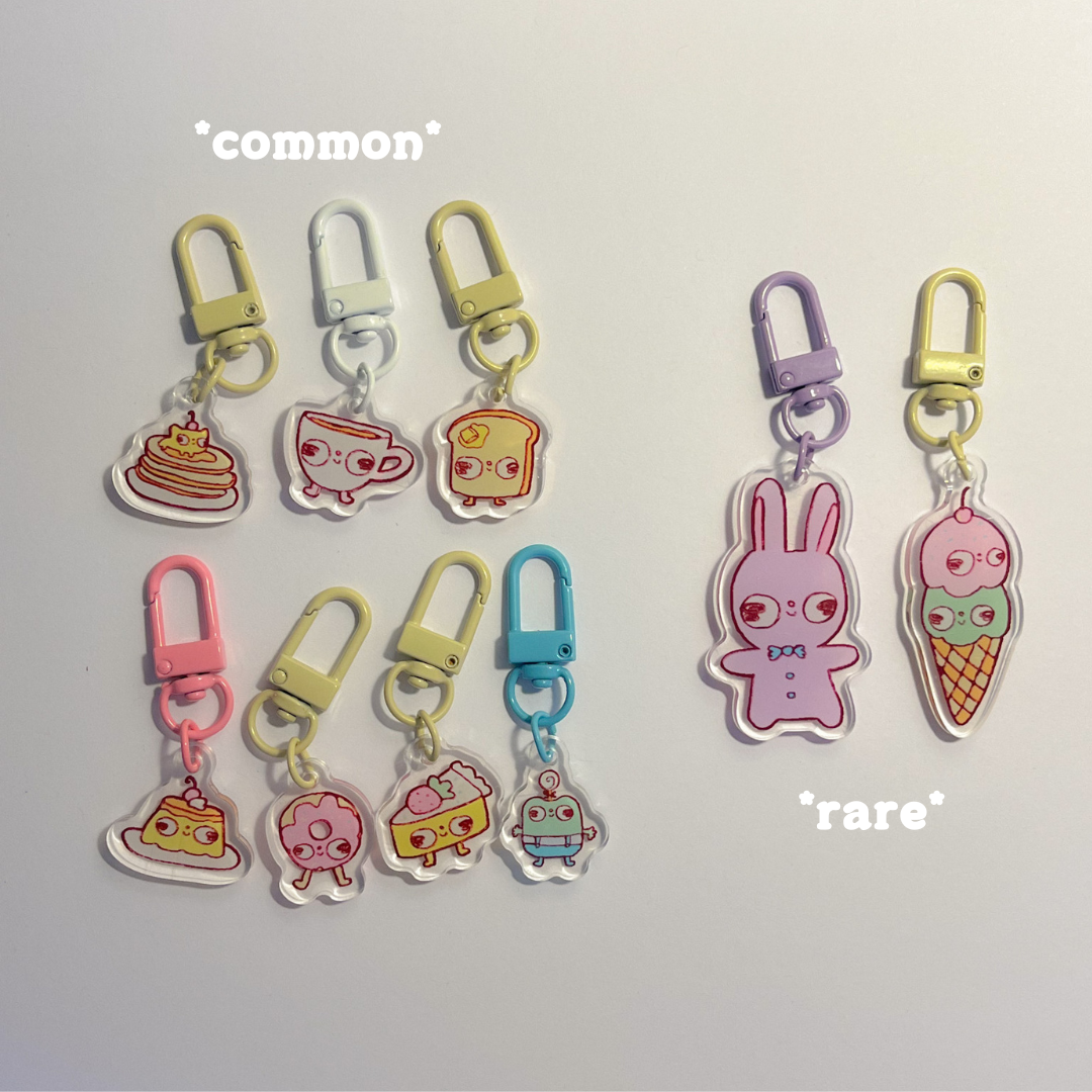 ~CLUNKY CAFE~ MINI KEYCHAIN! MYSTERY BLIND BAG!