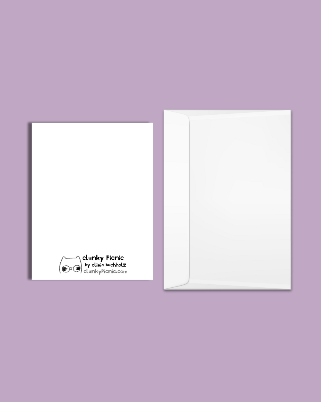 Gooby Cat Hibernation Greeting Card
