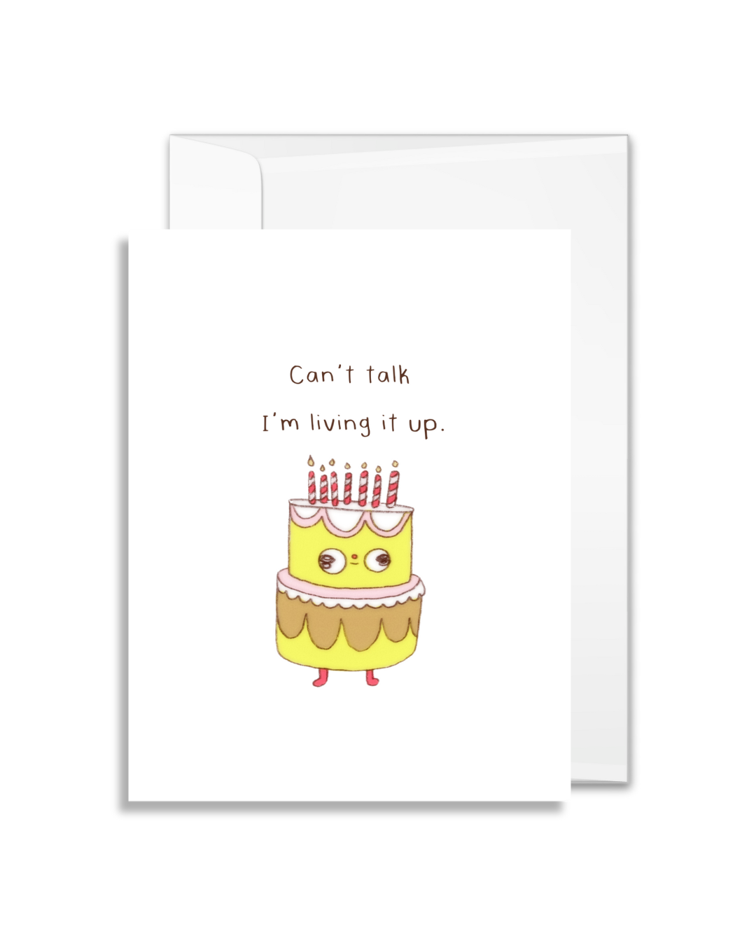 Living it up Greeting Card