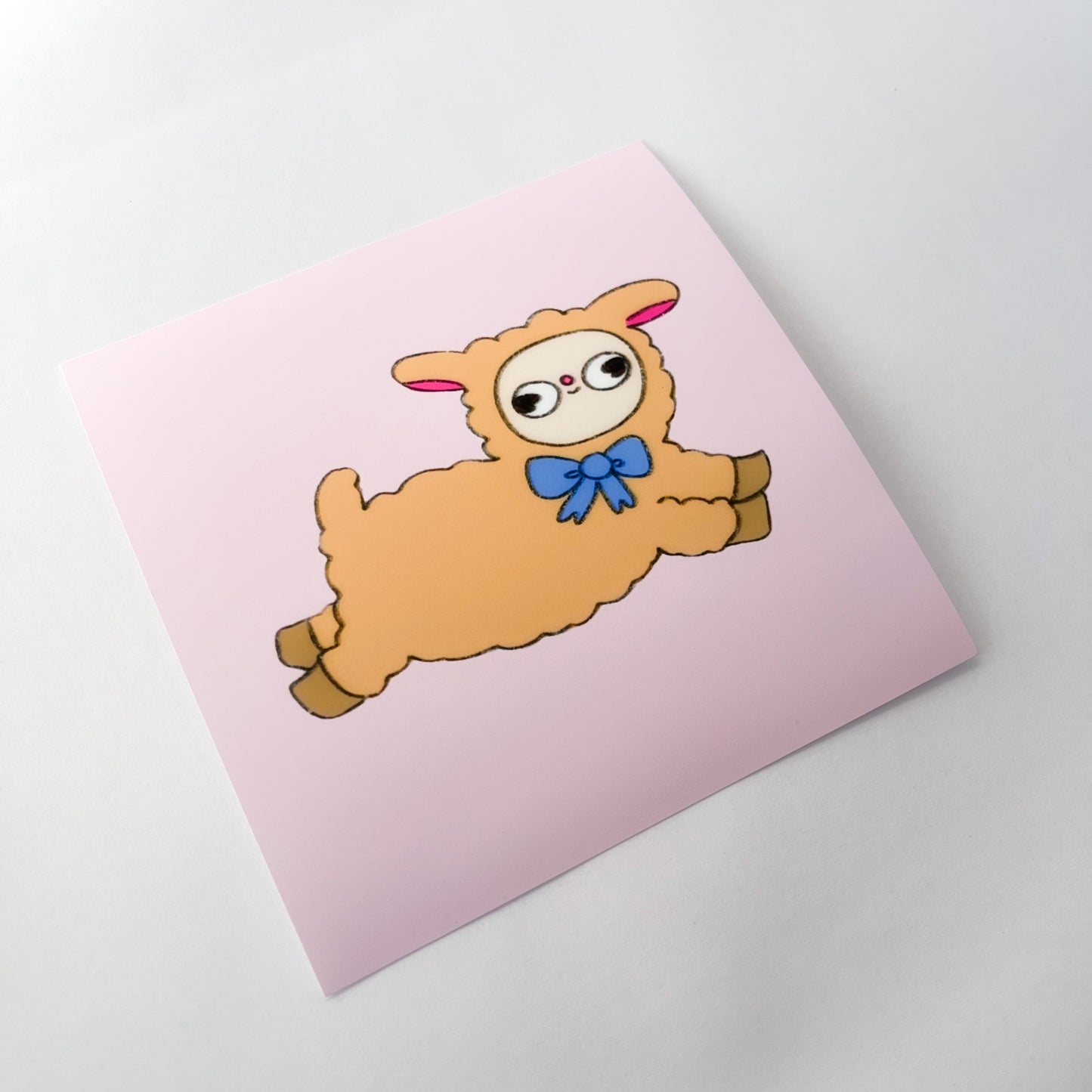 Baby Lamb Mini Art Print