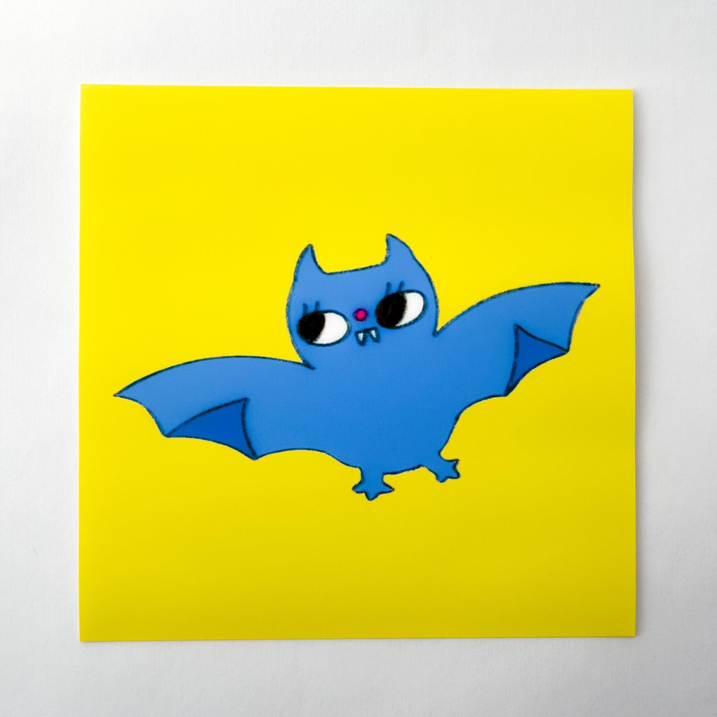 Blueberry Bat Mini Art Print