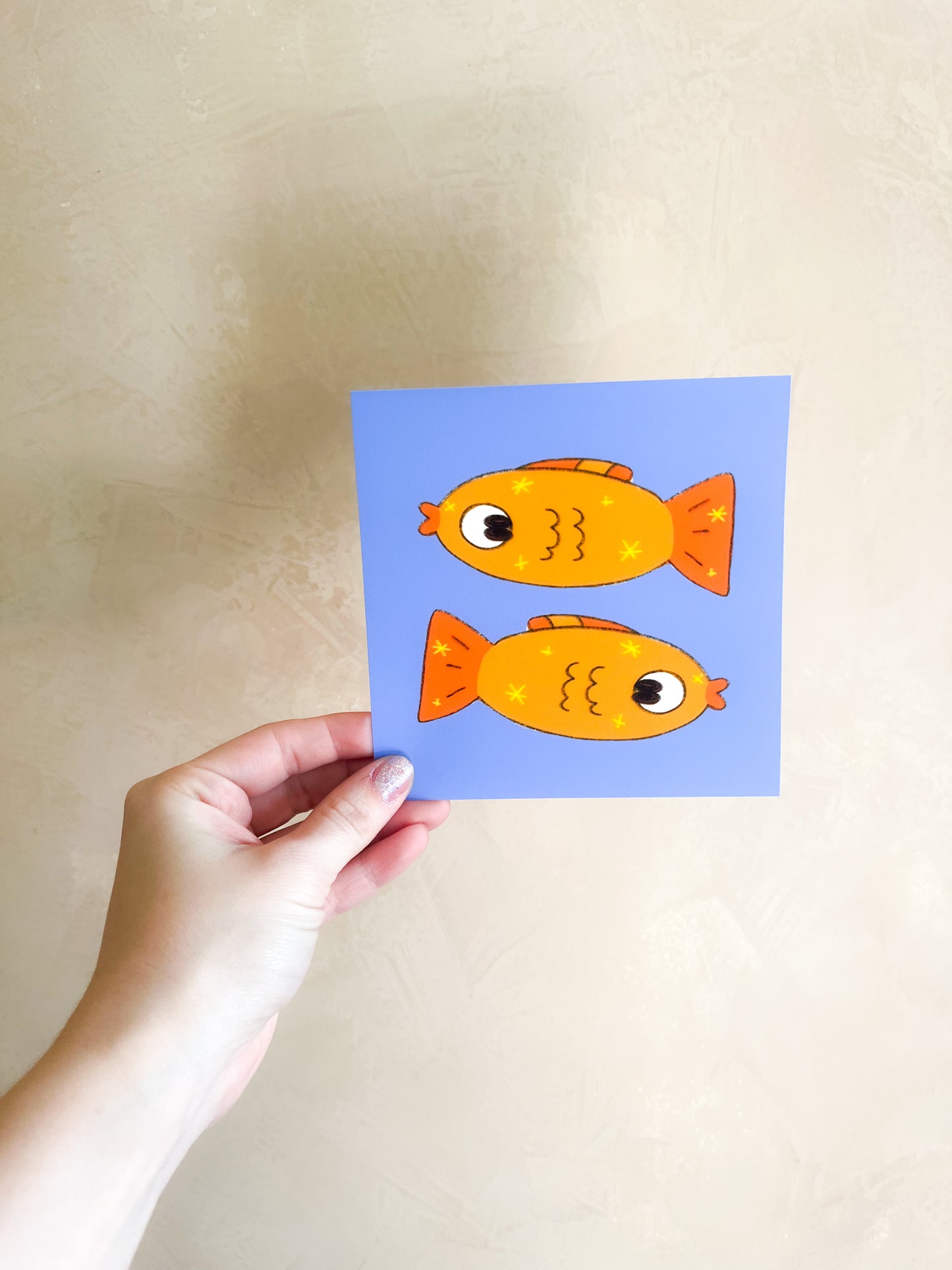 Fish Friends Mini Art Print