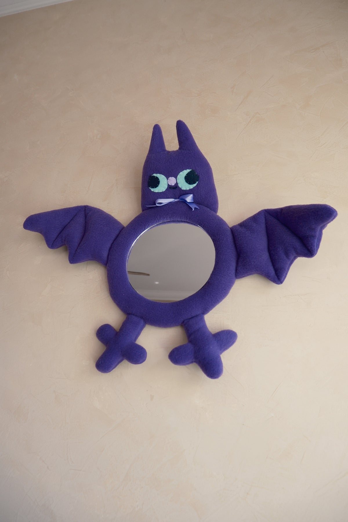 Plum Potion Bat • Clunky Picnic Plush Mirror