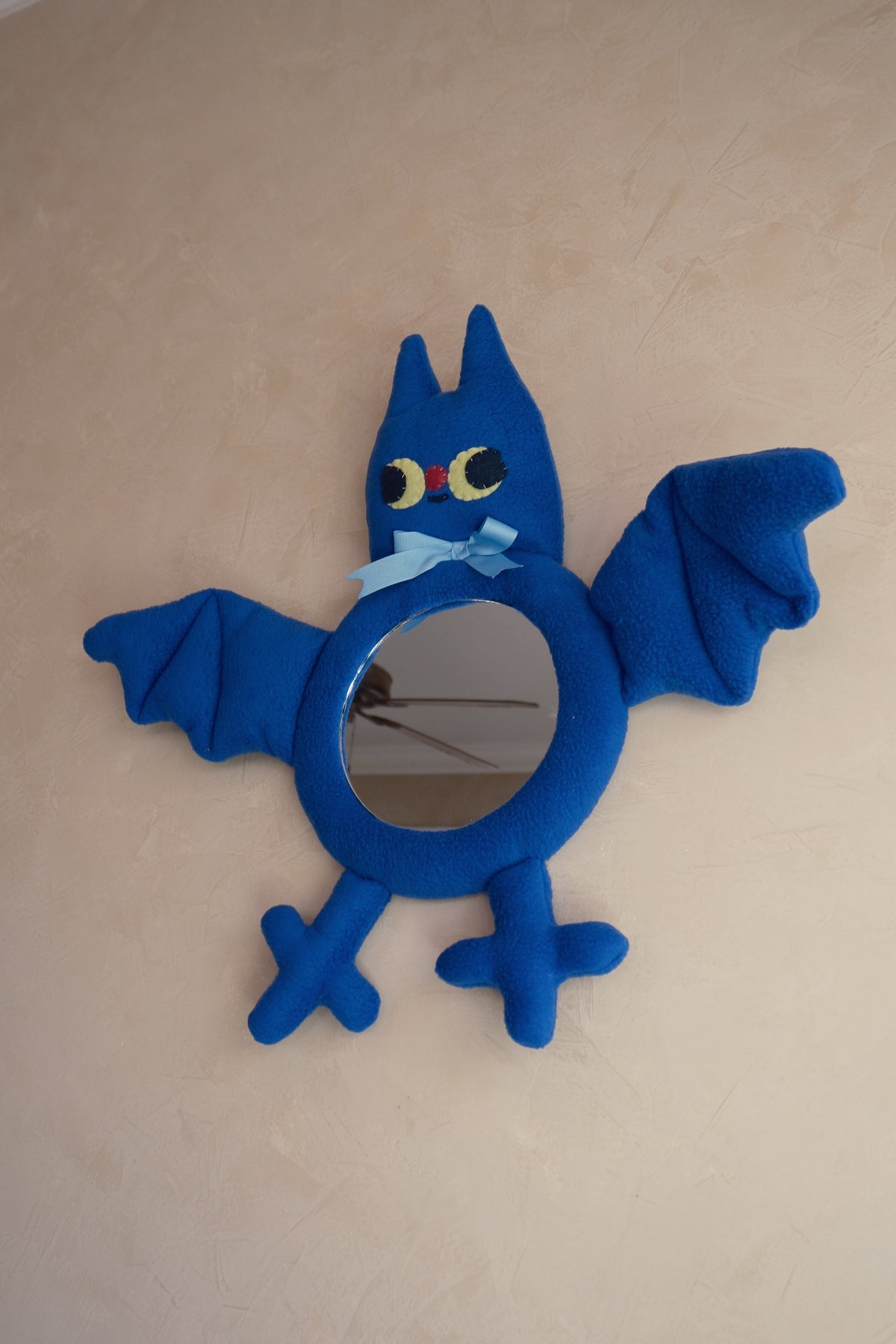 Night Sky Blue Bat • Clunky Picnic Plush Mirror