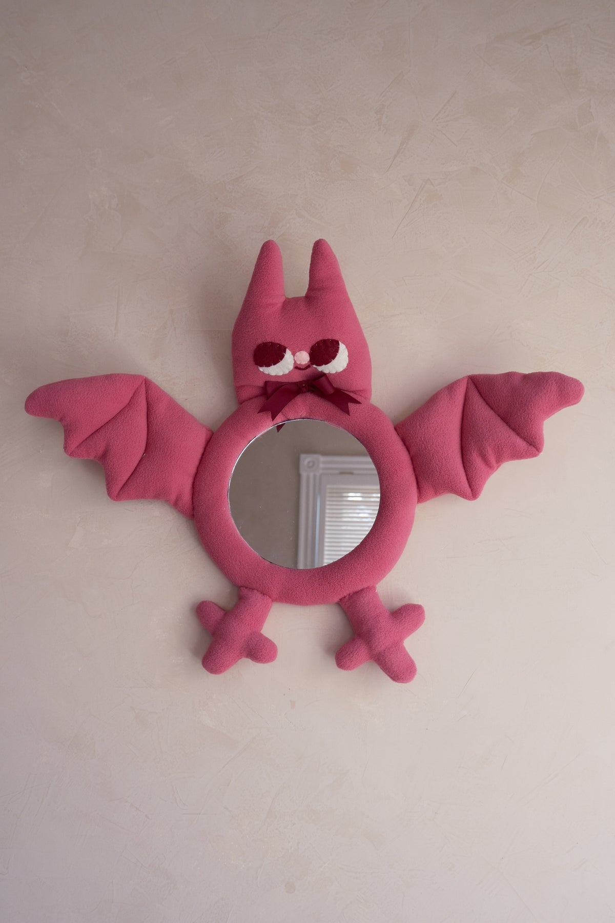 Ghoulish Rose Bat • Clunky Picnic Plush Mirror
