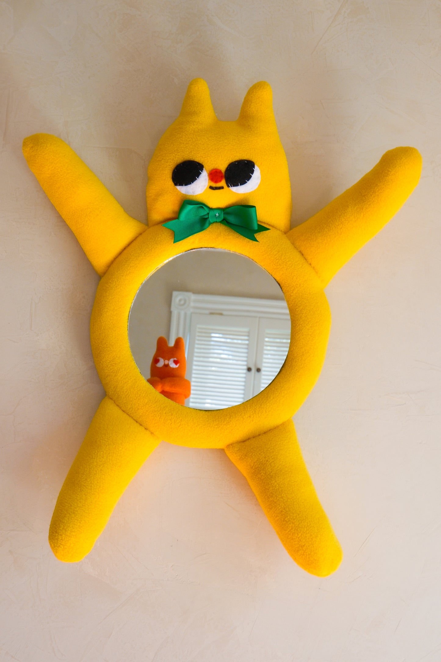 Classic Gooby Cat • Clunky Picnic Plush Mirror