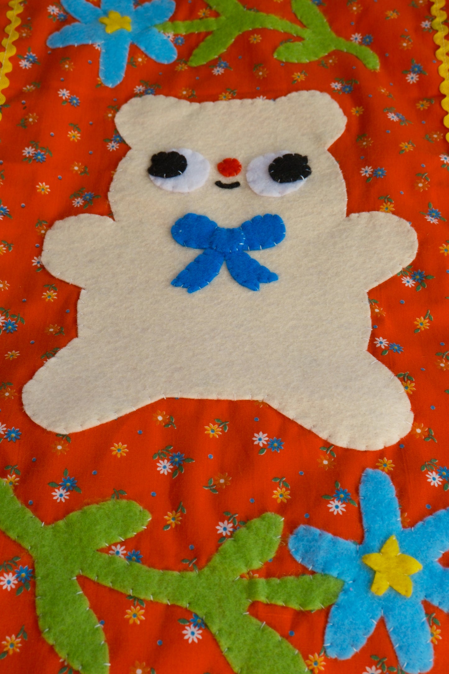 Fancy Bear ~ Clunky Wall Hanging