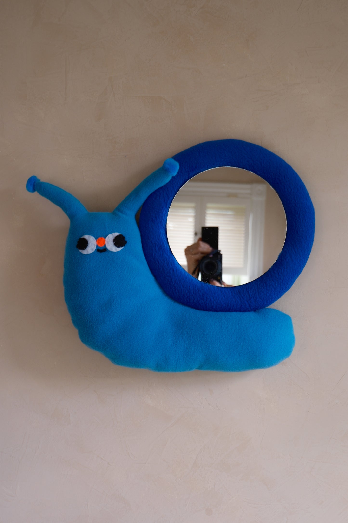 Blueberry Snail • Clunky Picnic Plush Mirror
