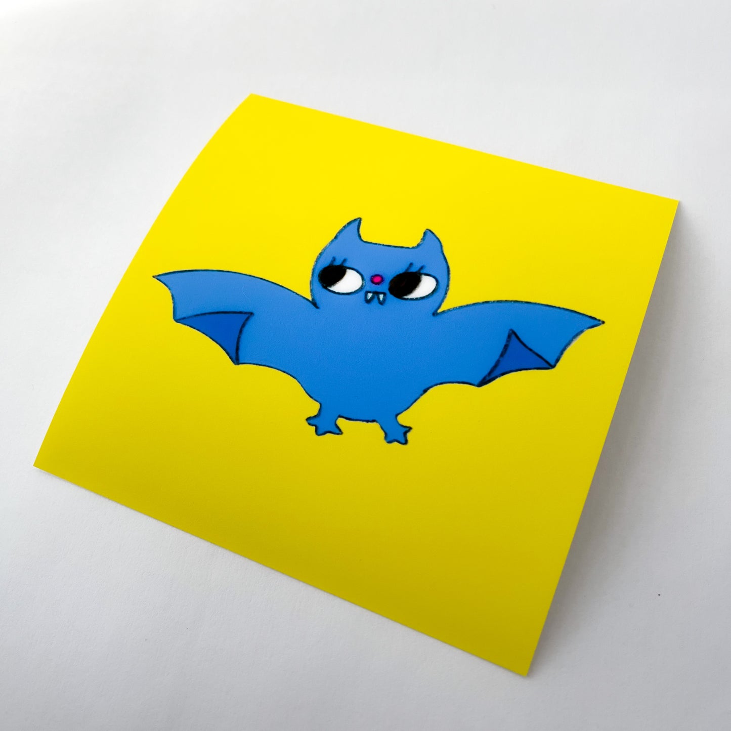 Blueberry Bat Mini Art Print