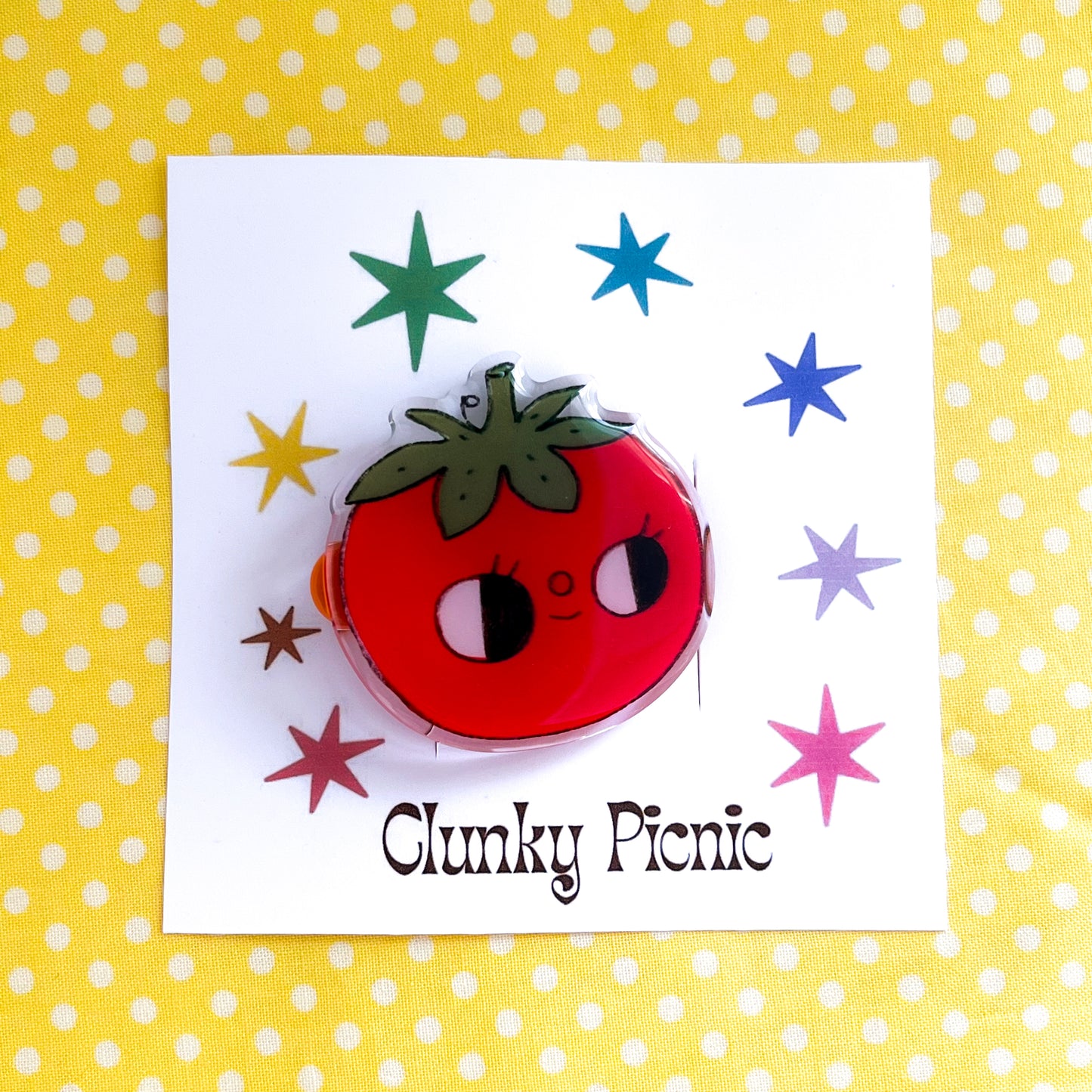 Tomato Amazing (Right) - Hair Clip