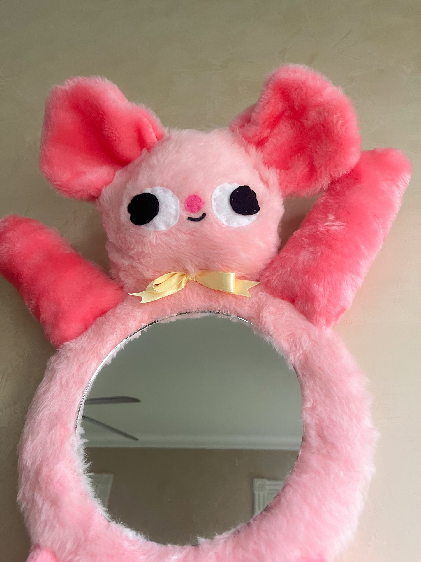 Something Pink I Think - Clunky Picnic Plush Mirror