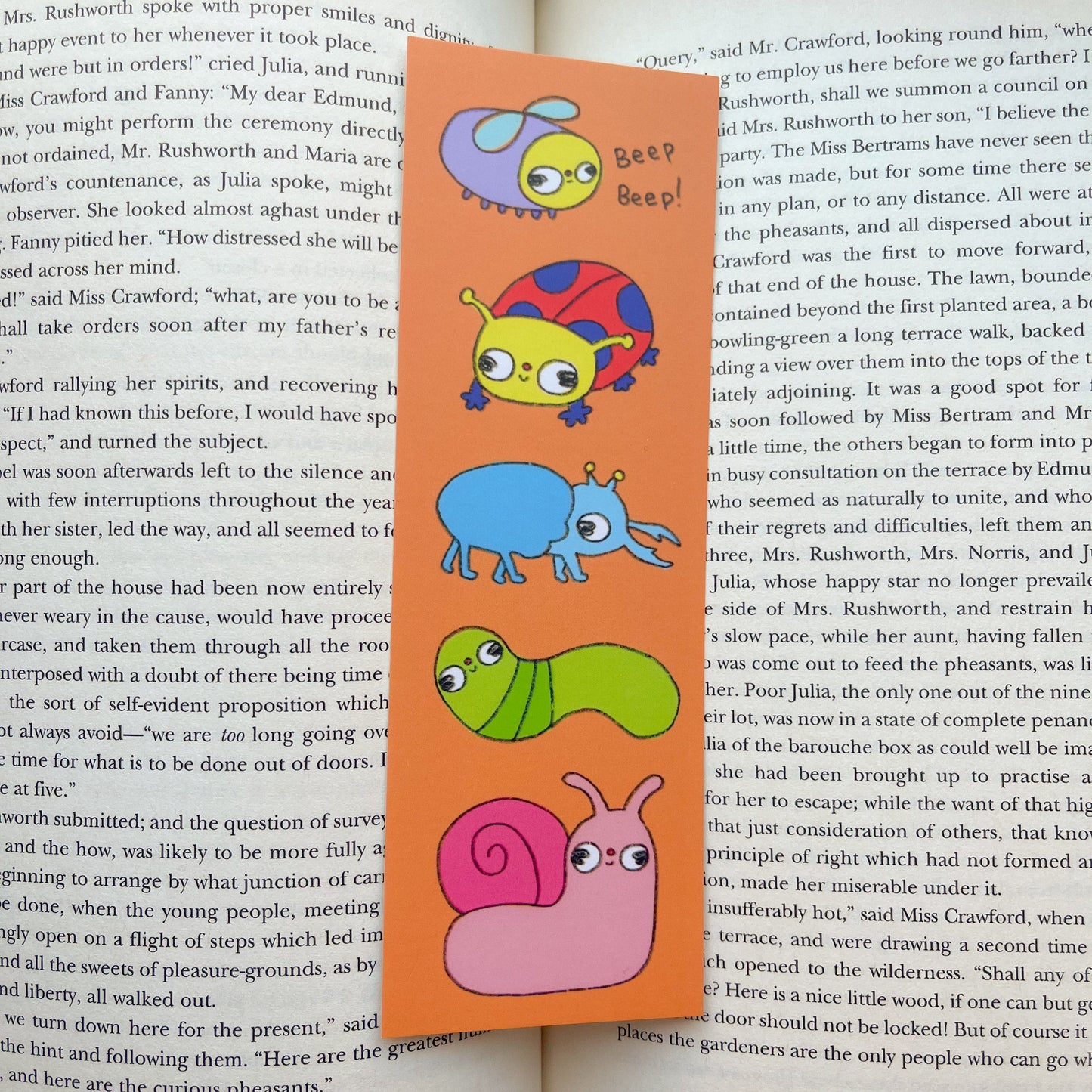Beep Bugs Bookmark