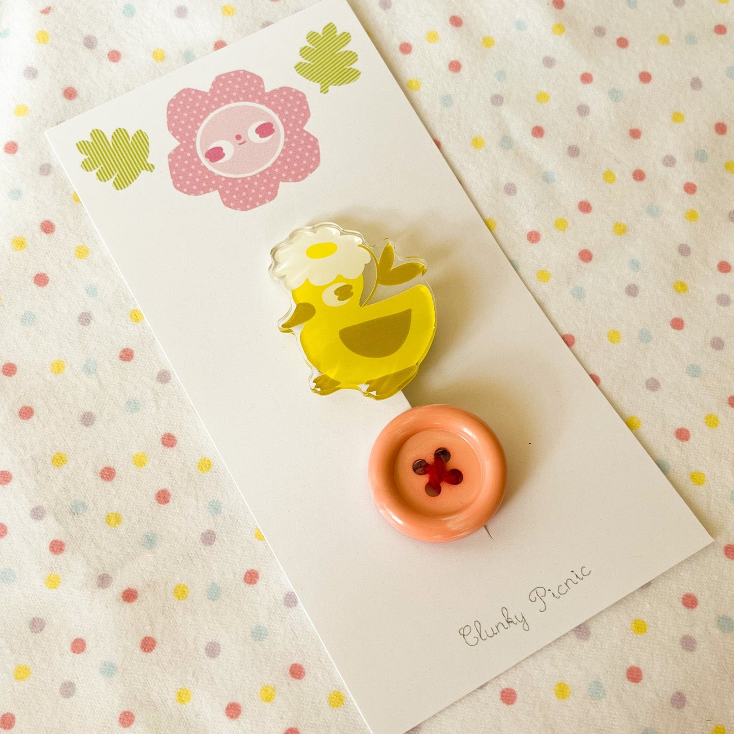 Duckie & Button - #27 Hair Clip Set