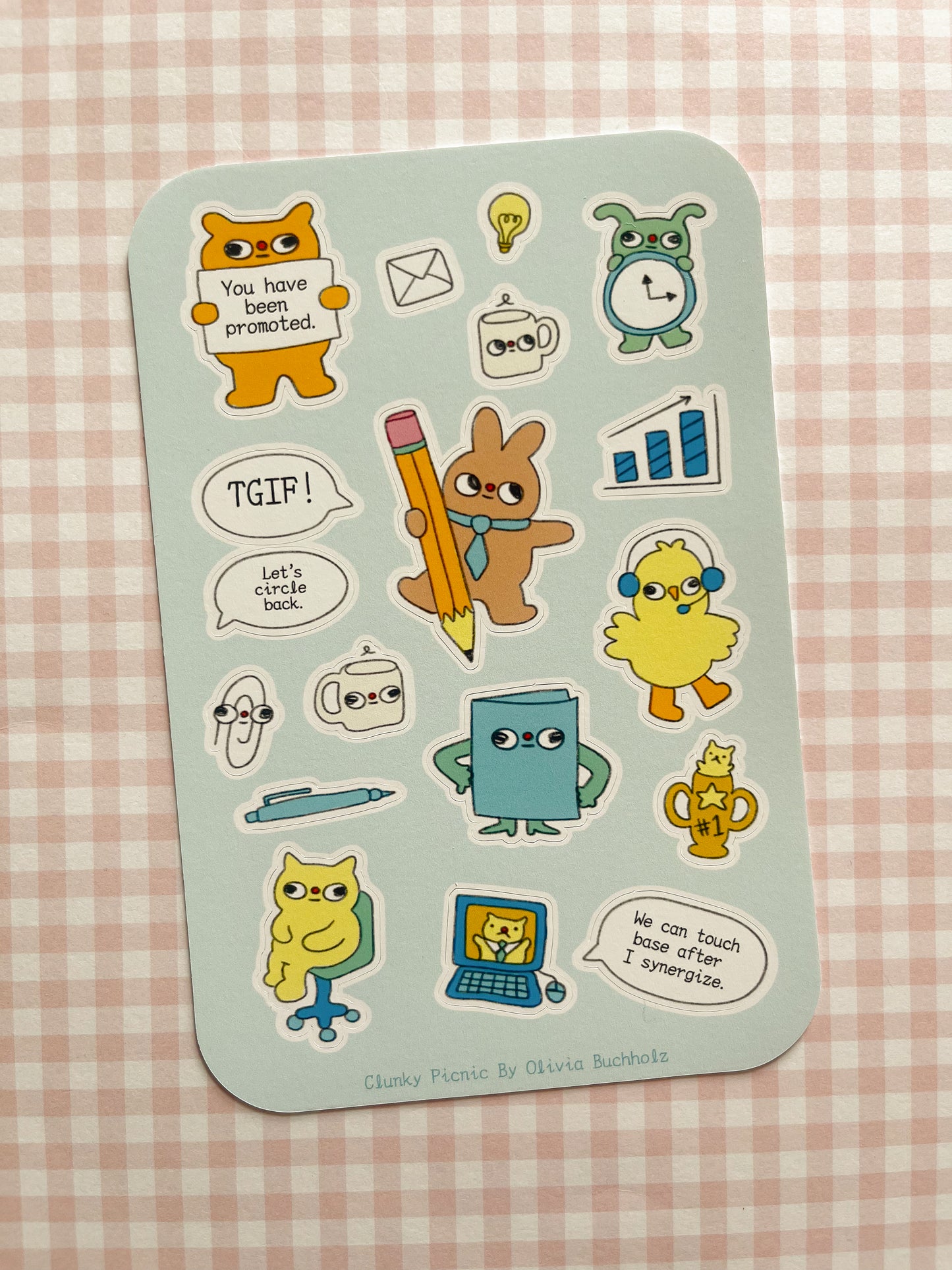 TGIF Office Sticker Sheet