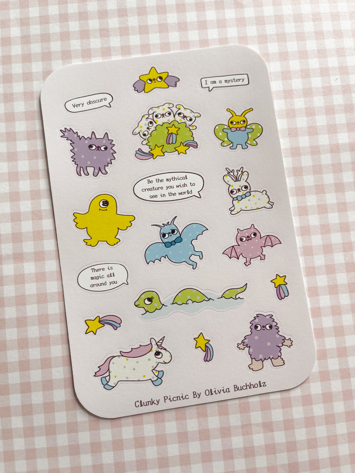 Mythical Cryptid Sticker Sheet