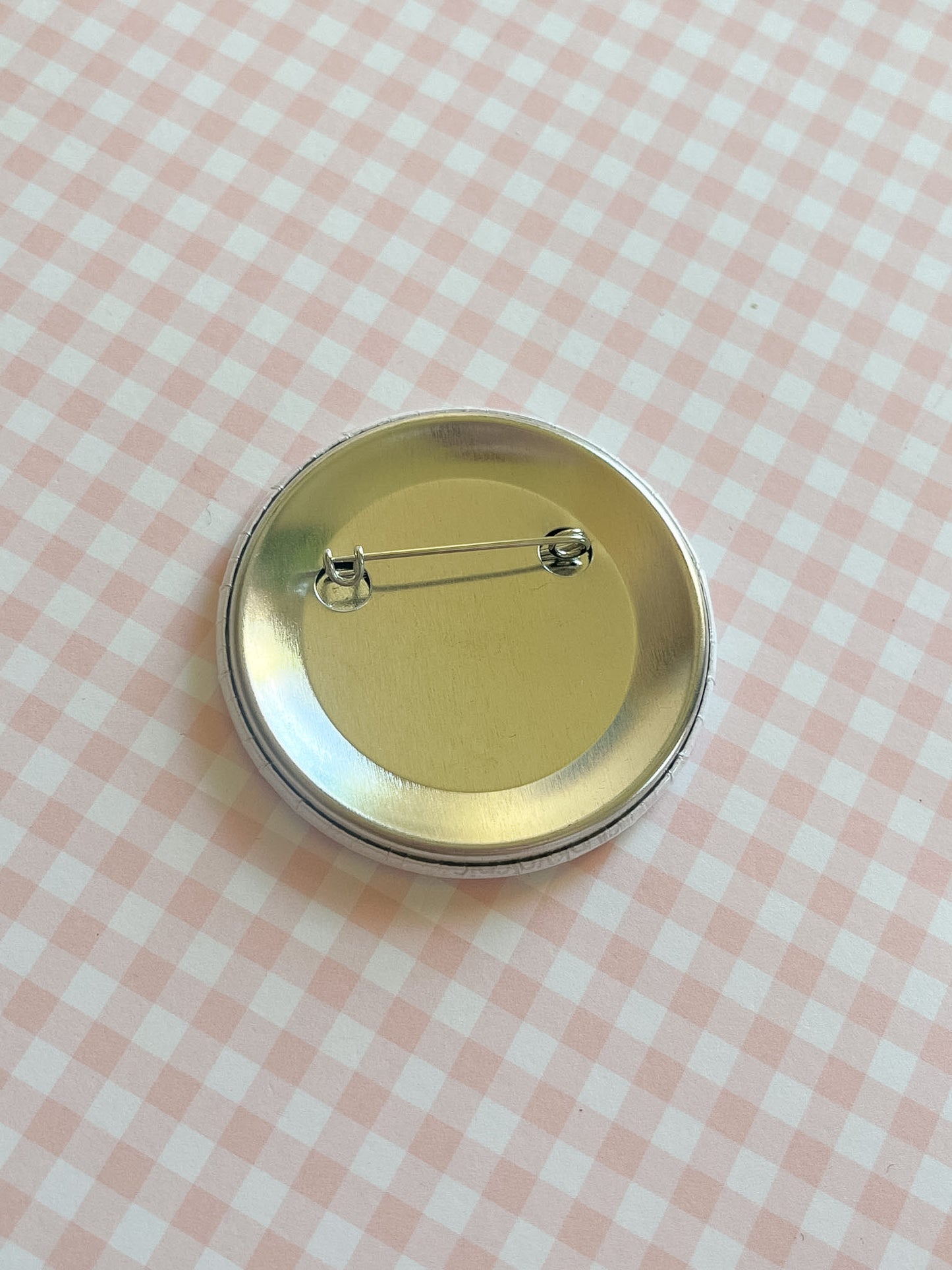 I Heart Plushies Button Pin