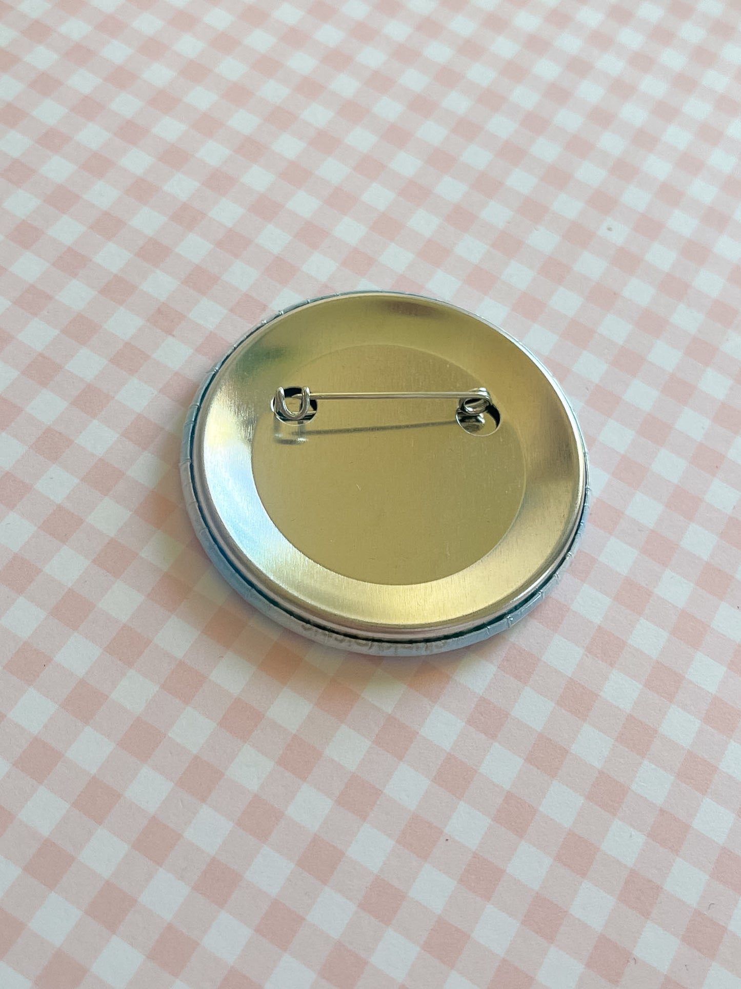 I Collect Plushies Button Pin