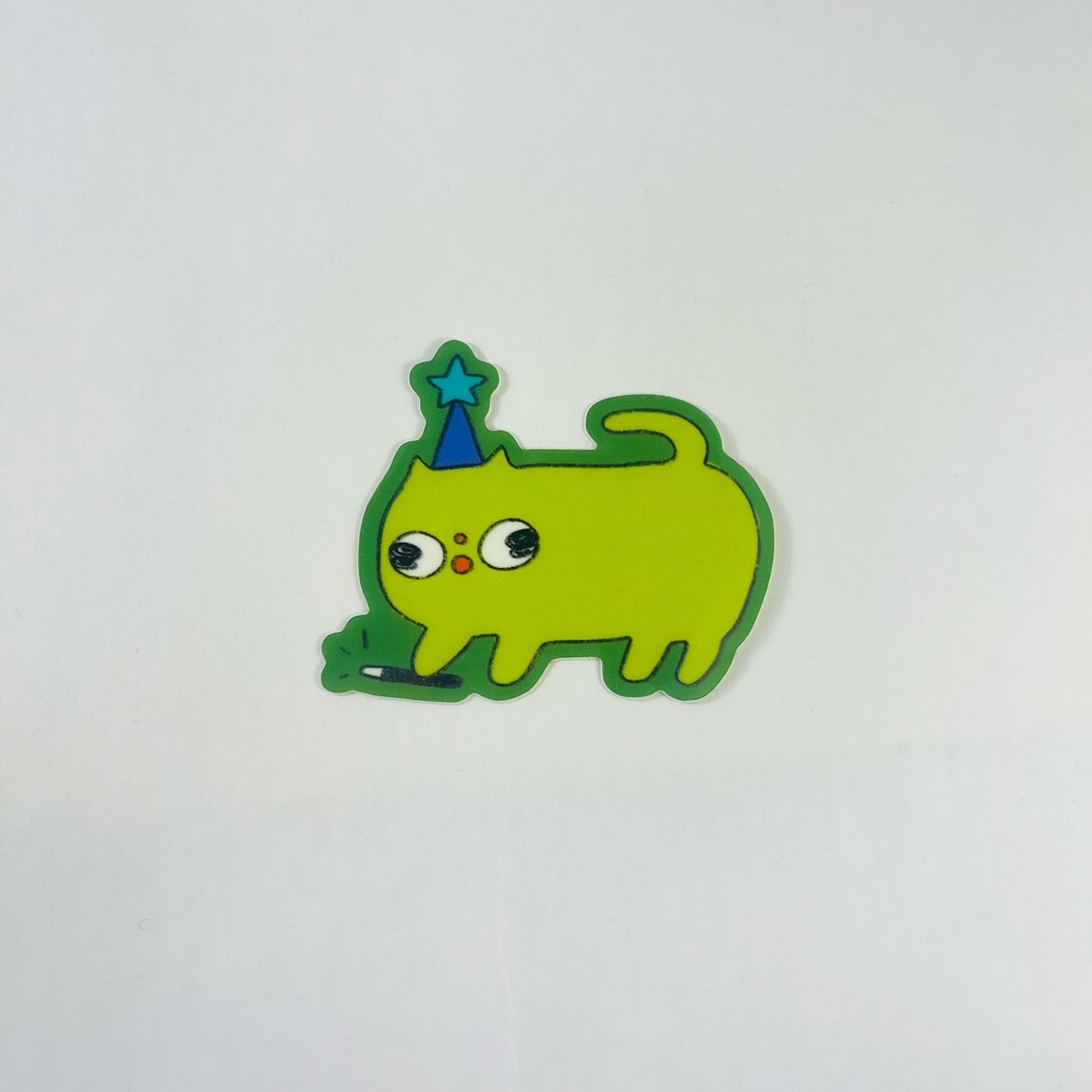 Wizard Gooby Cat Sticker