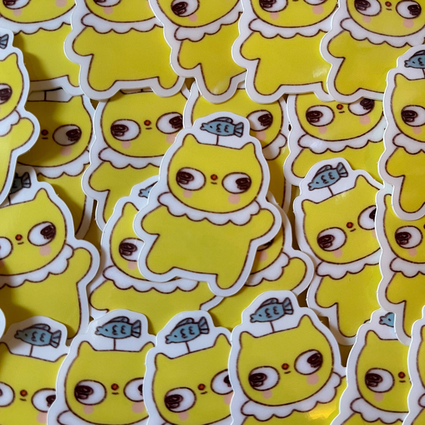Fishie Gooby Cat Sticker