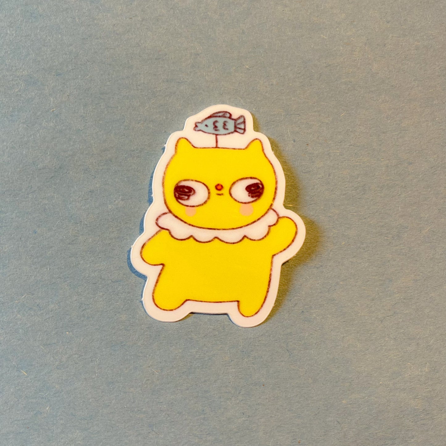 Fishie Gooby Cat Sticker