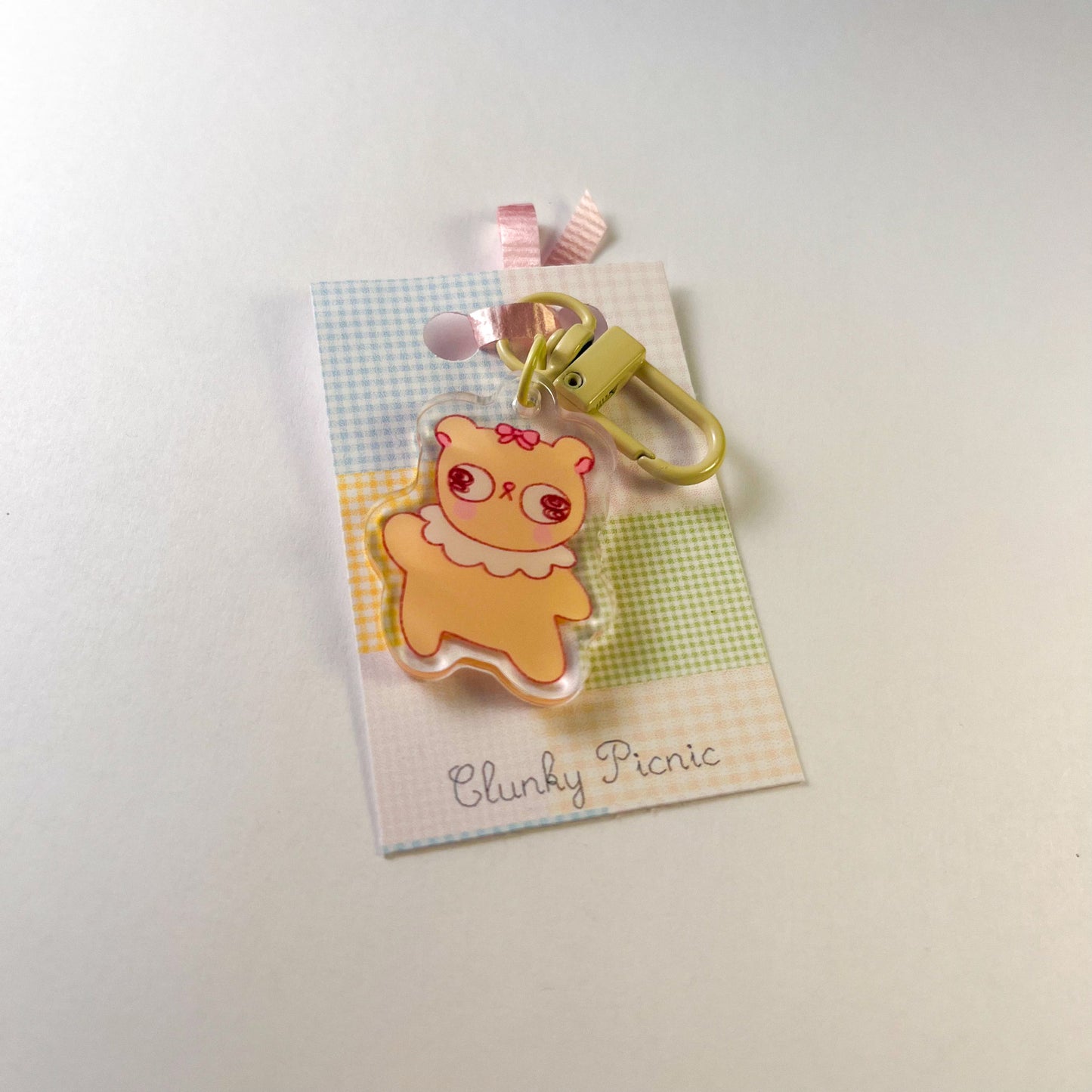 Baby Teddy Bear Keychain