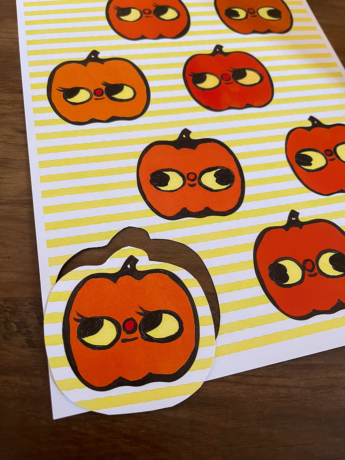 DIY Pumpkin Garland