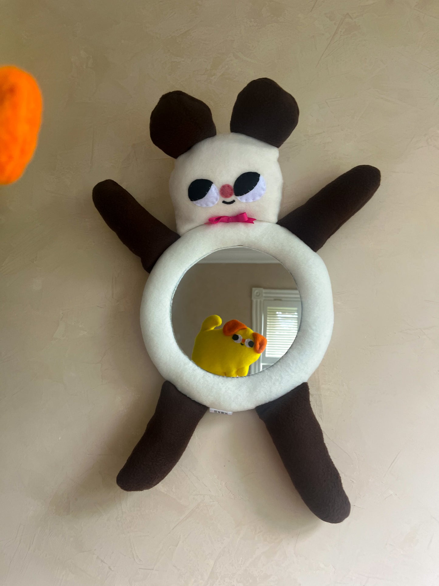 Panda Bear • Clunky Picnic Plush Mirror
