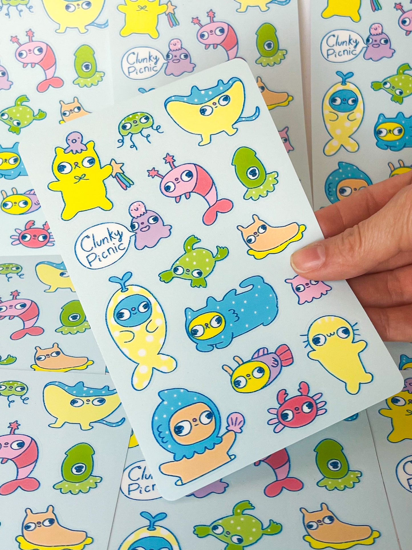 Clunky Ocean Sticker Sheet