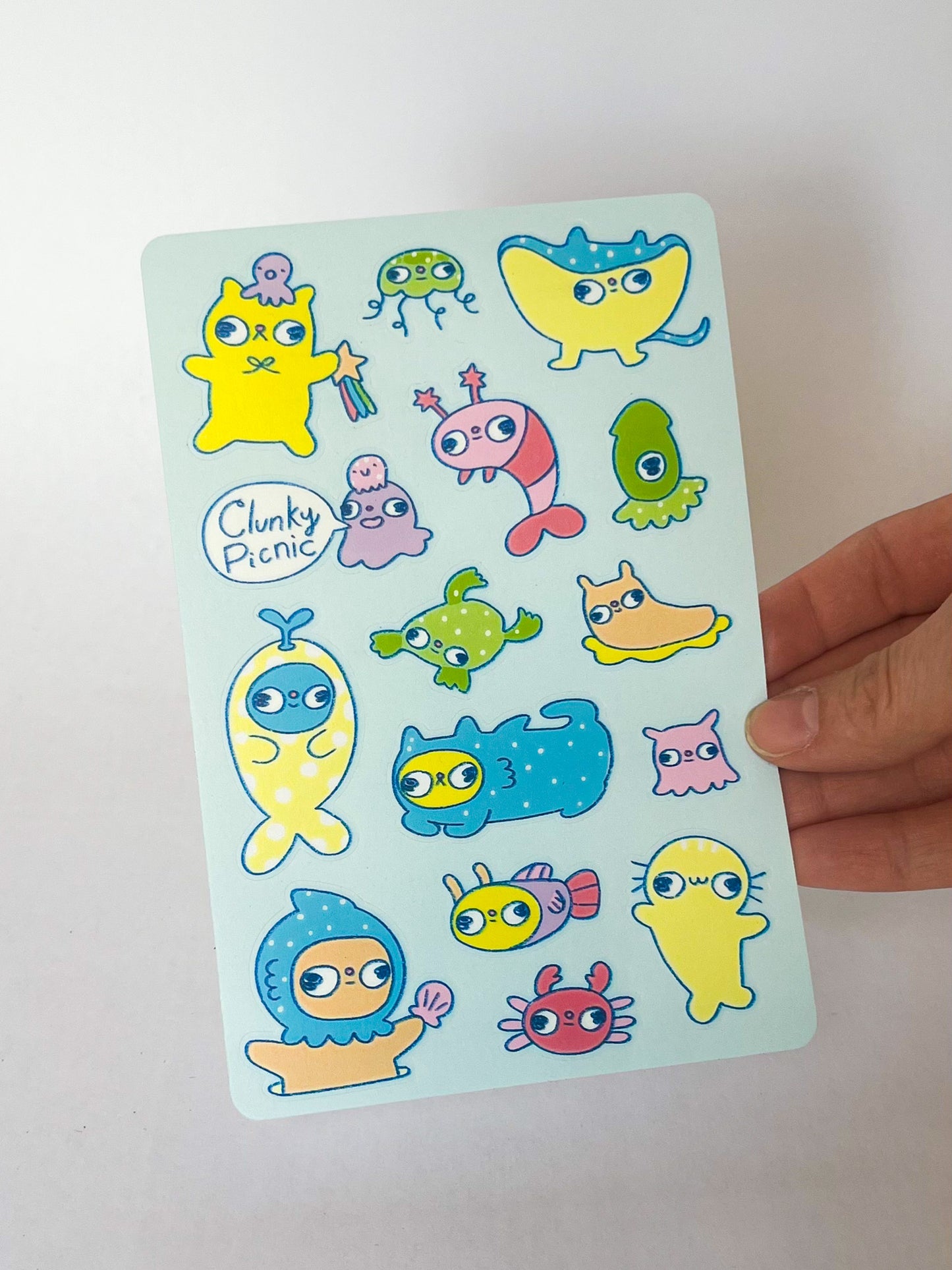 Clunky Ocean Sticker Sheet