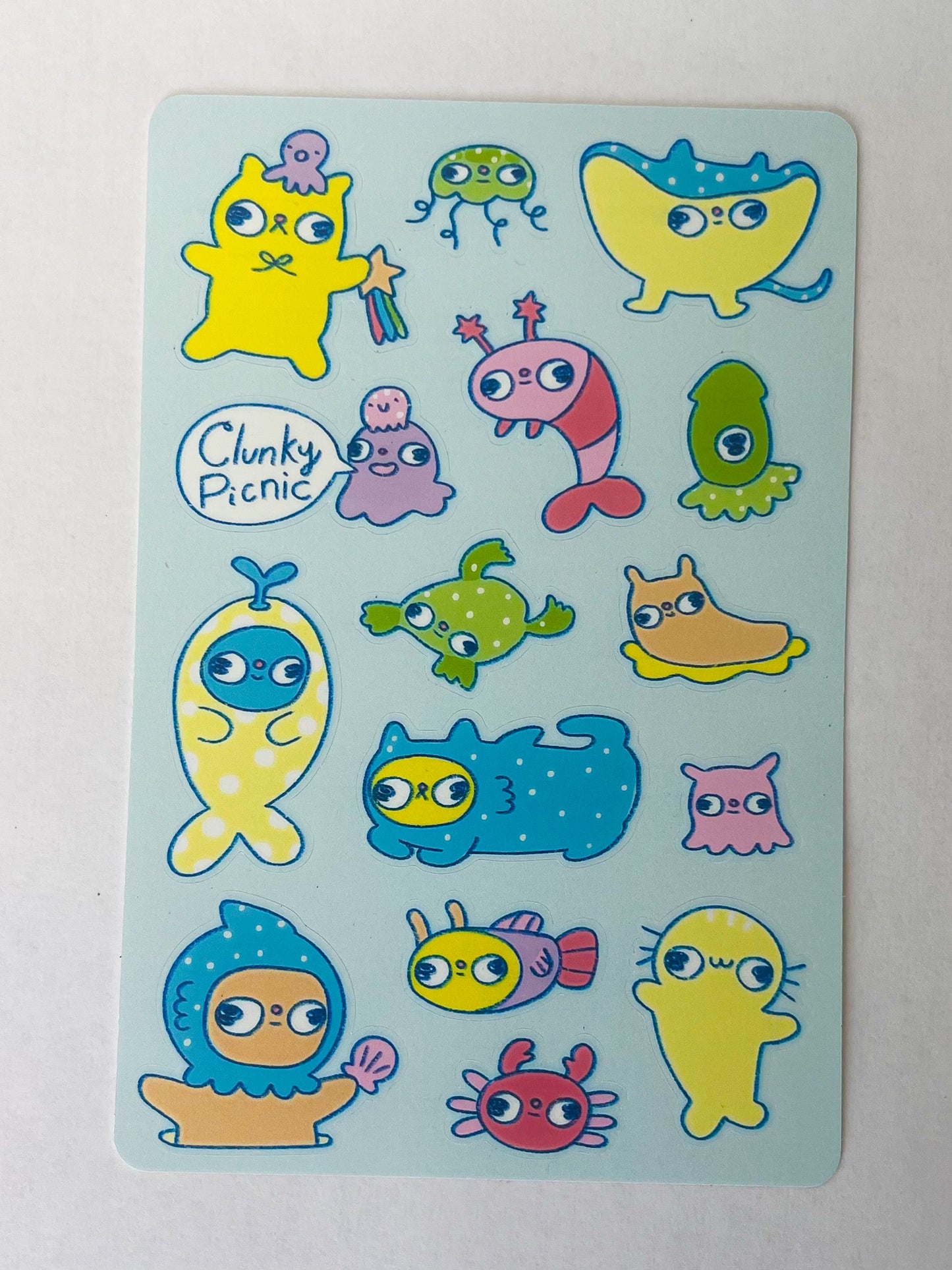 Clunky Ocean Sticker Sheet