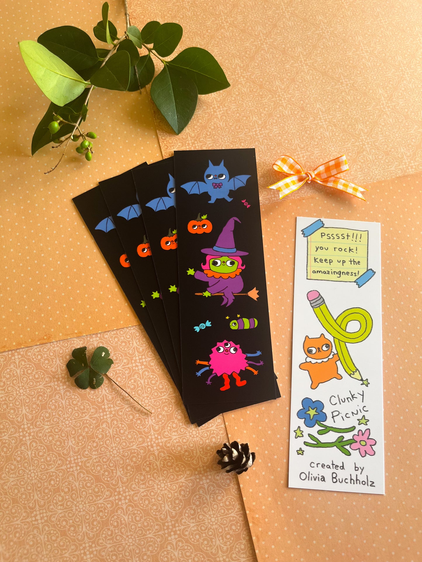 Spooky Friends Bookmark