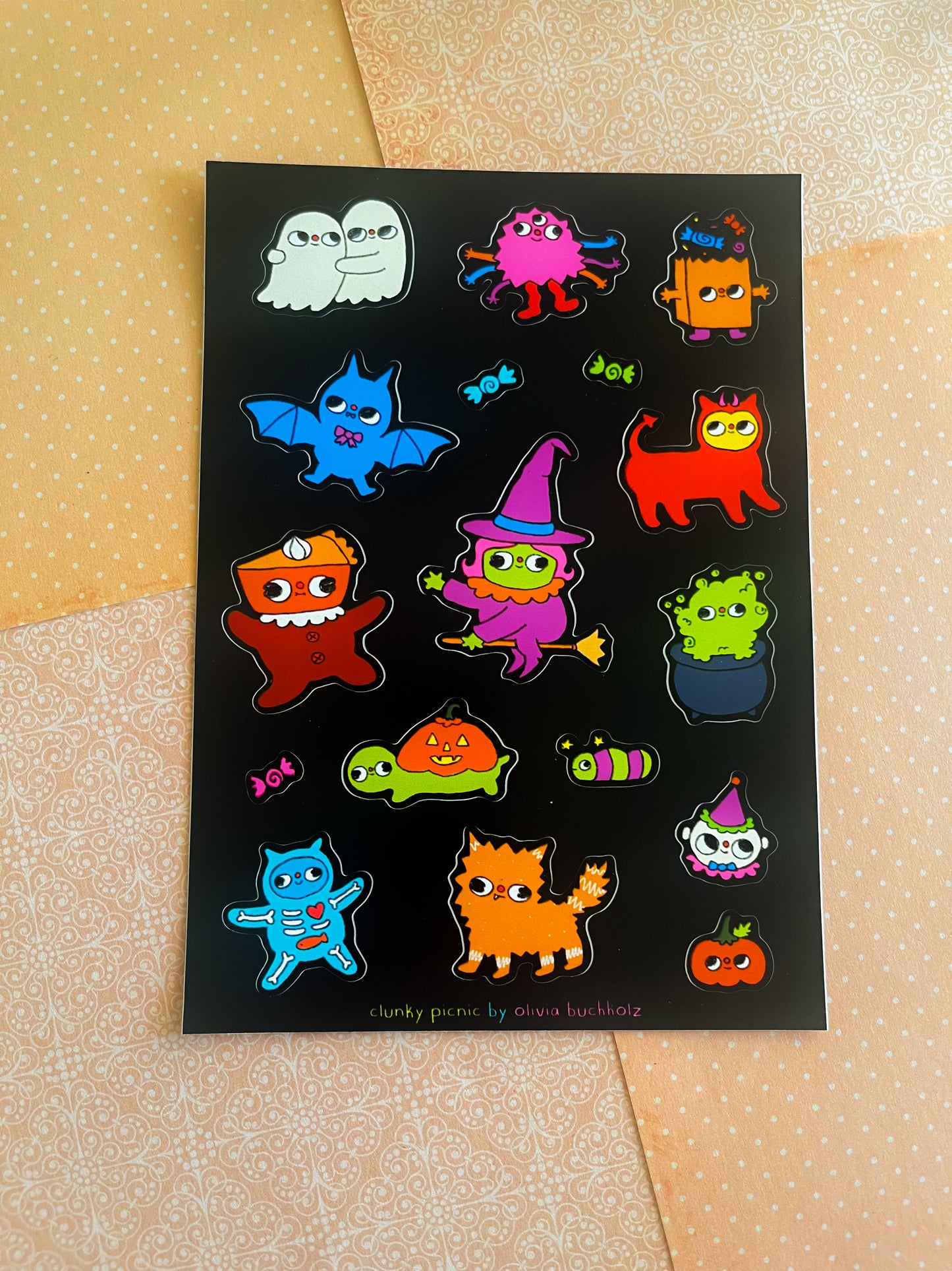 Scary Sticker Sheet