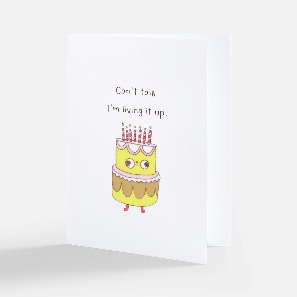 Living it up Greeting Card