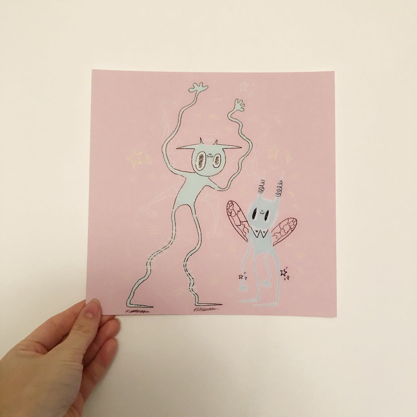 Mint Fairies Art Print