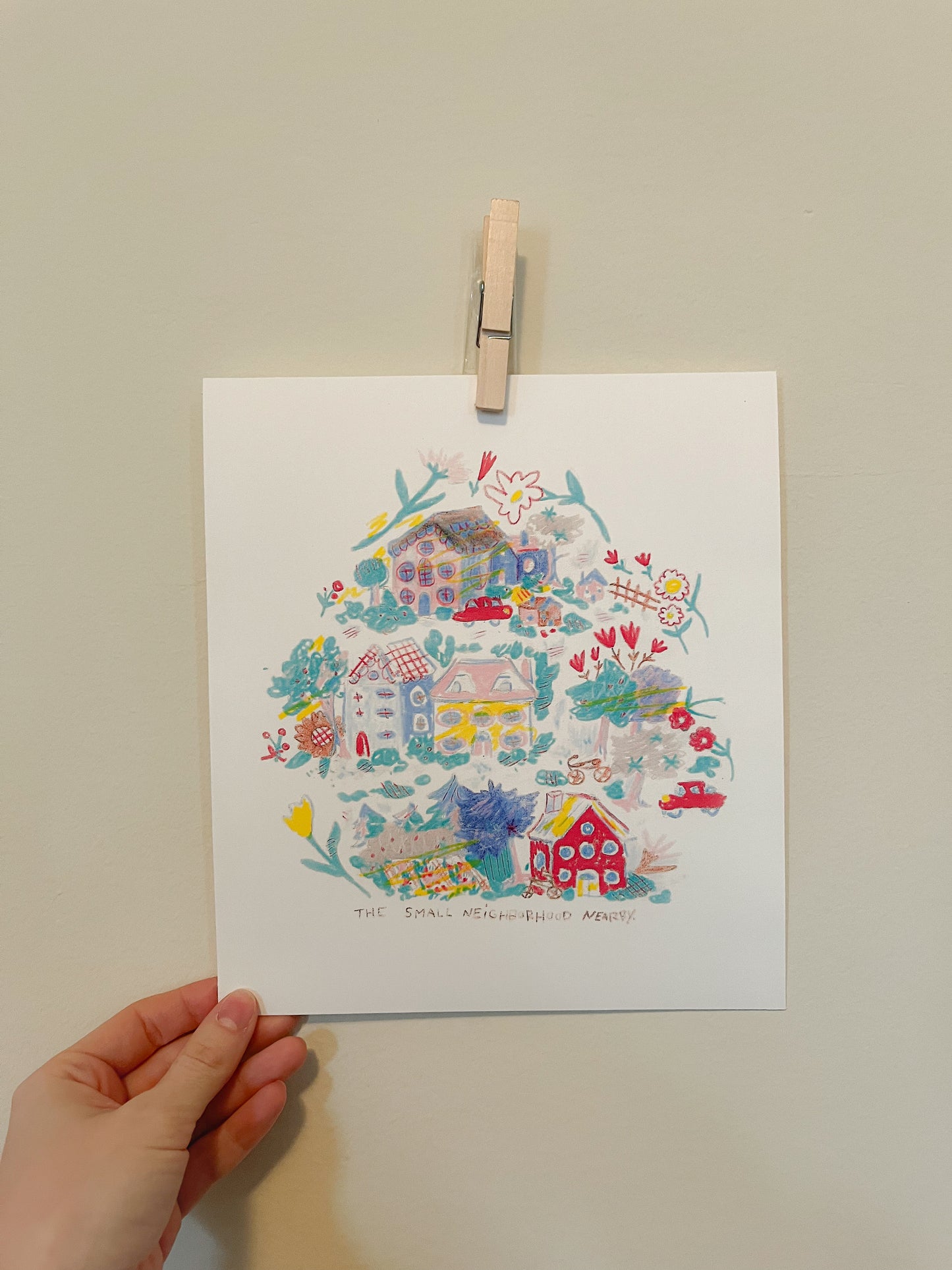 Neighborhood Nearby Art Print