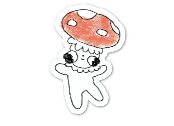 ~Mini Bell the Mushroom~ Sticker