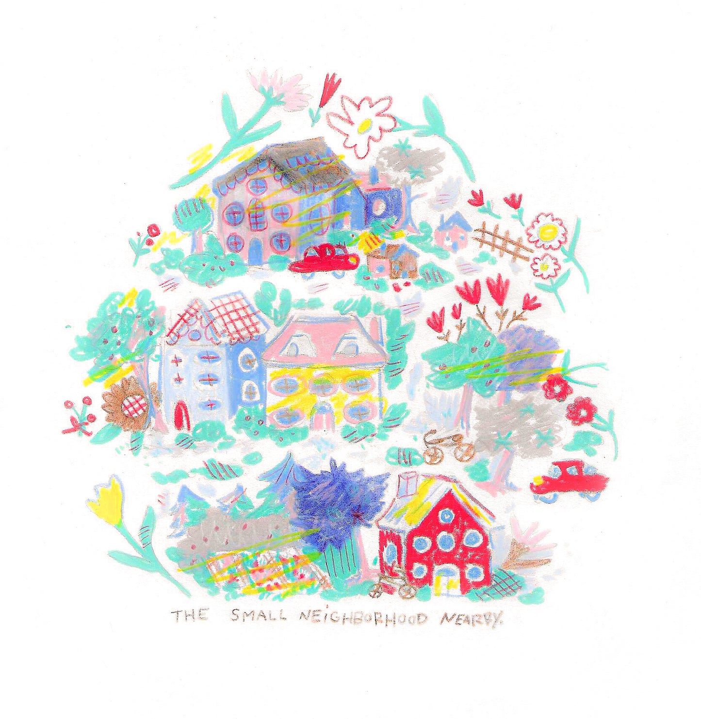 Neighborhood Nearby Art Print