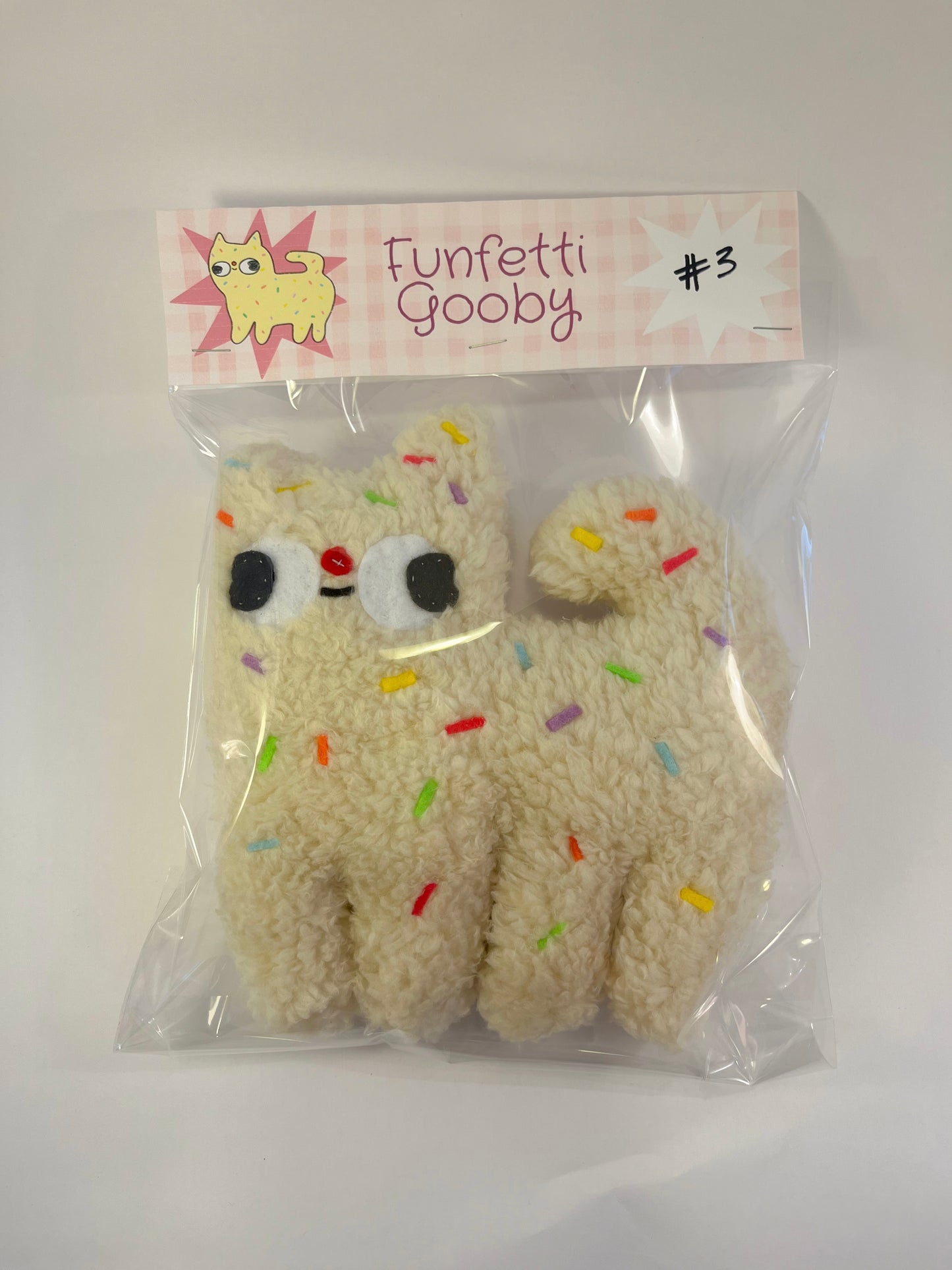 Funfetti Gooby #3 - Clunky Plush Collectible