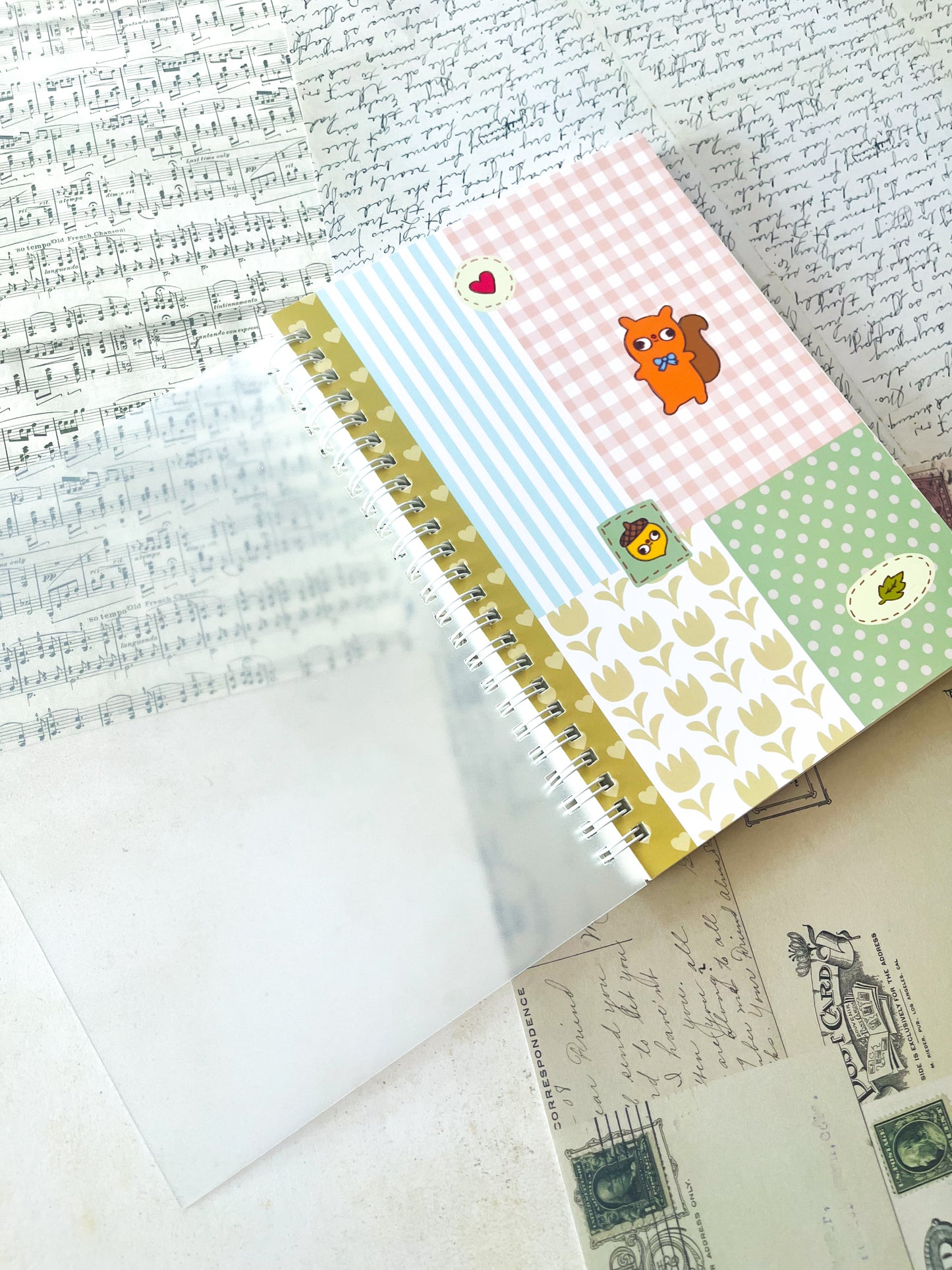 Forest Polka-dot Friends - Blank Journal