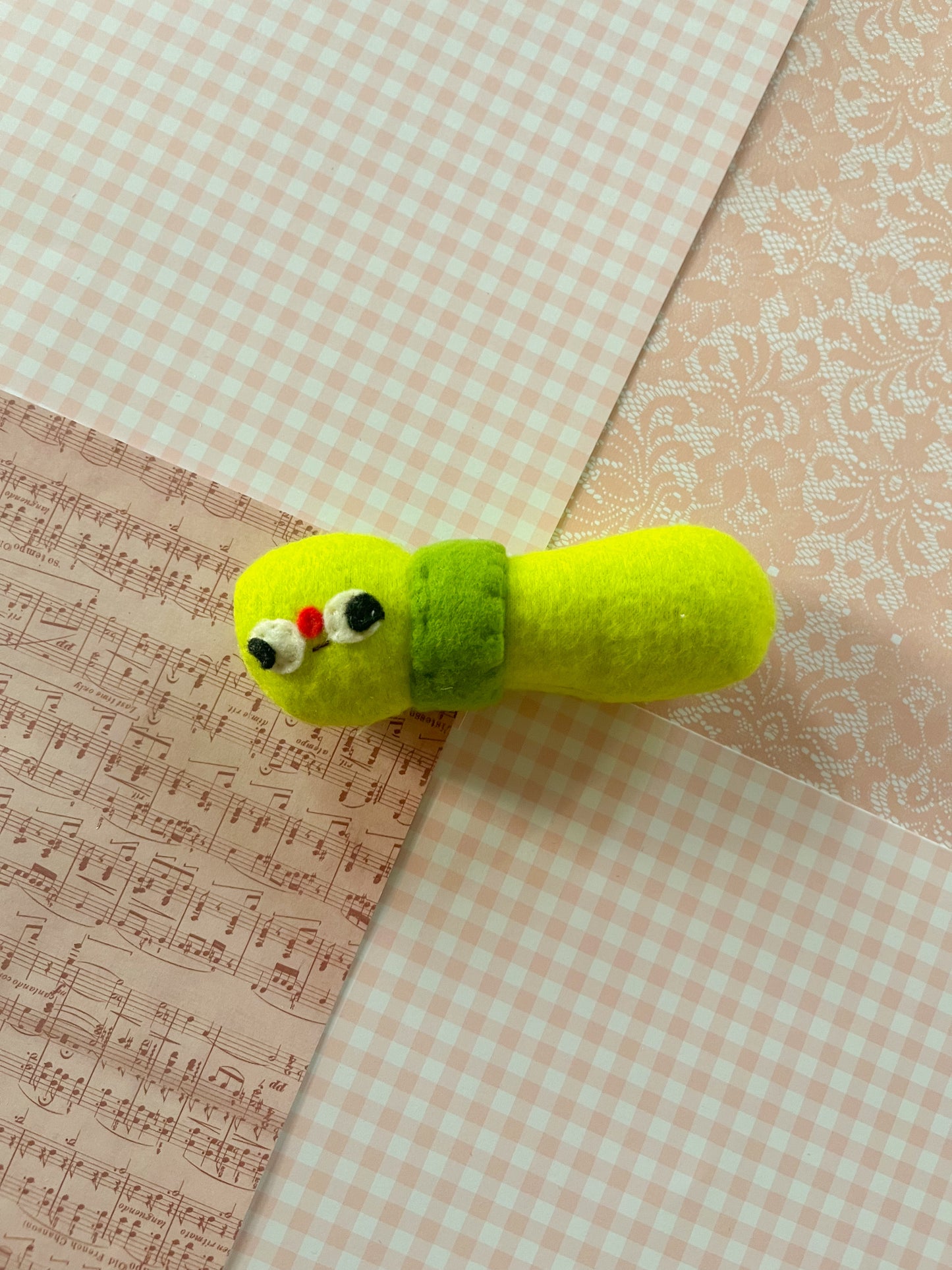 #3 Inch Worm - Mini Clunky Plush Collectible