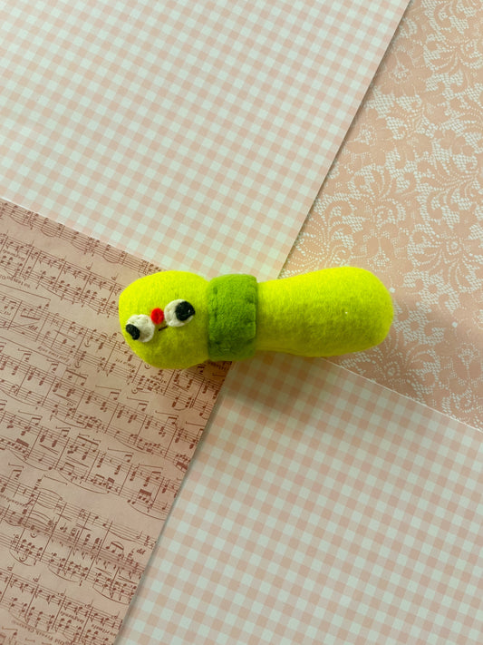 #3 Inch Worm - Mini Clunky Plush Collectible