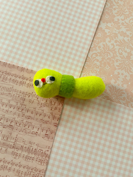 #2 Inch Worm - Mini Clunky Plush Collectible