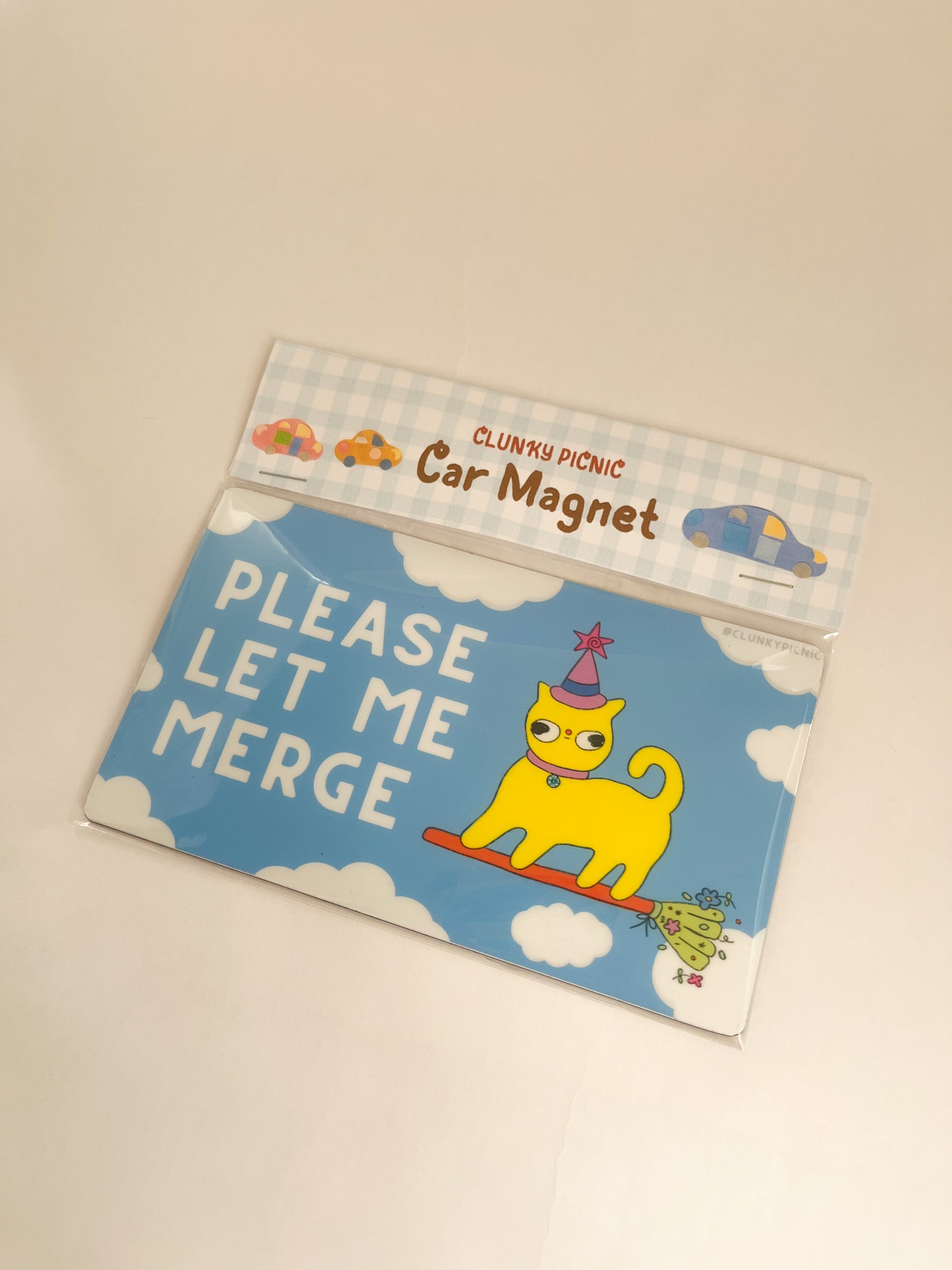 PLEASE LET ME MERGE ~ Witchy Gooby ~  Car Magnet