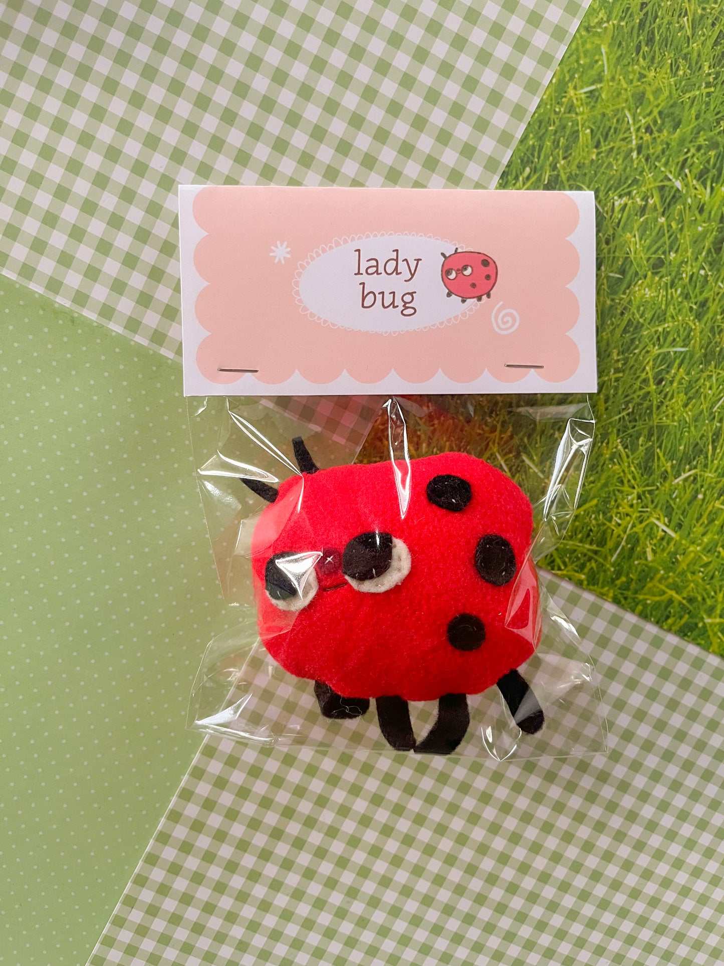 #2 Lady Bug - Mini Clunky Plush Collectible