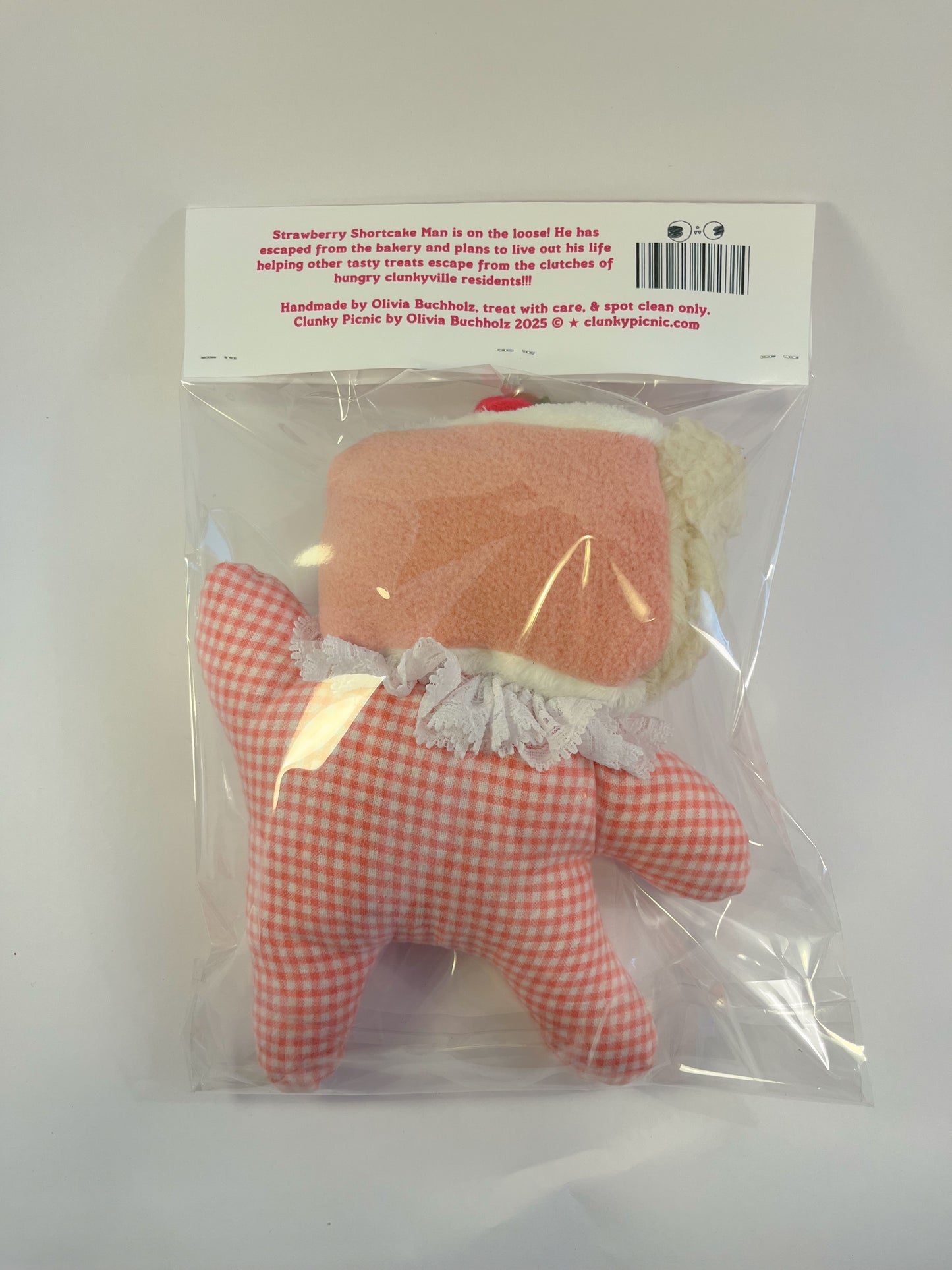 Strawberry Shortcake Man - Clunky Plush Collectible