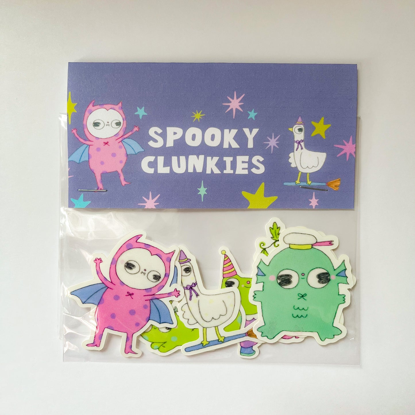 Spooky Clunkies Sticker Pack